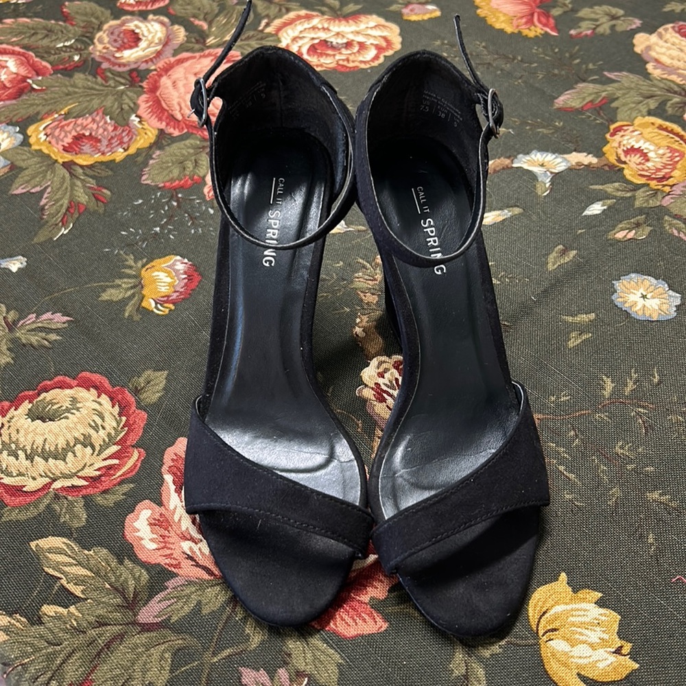 narrow heeled wedges